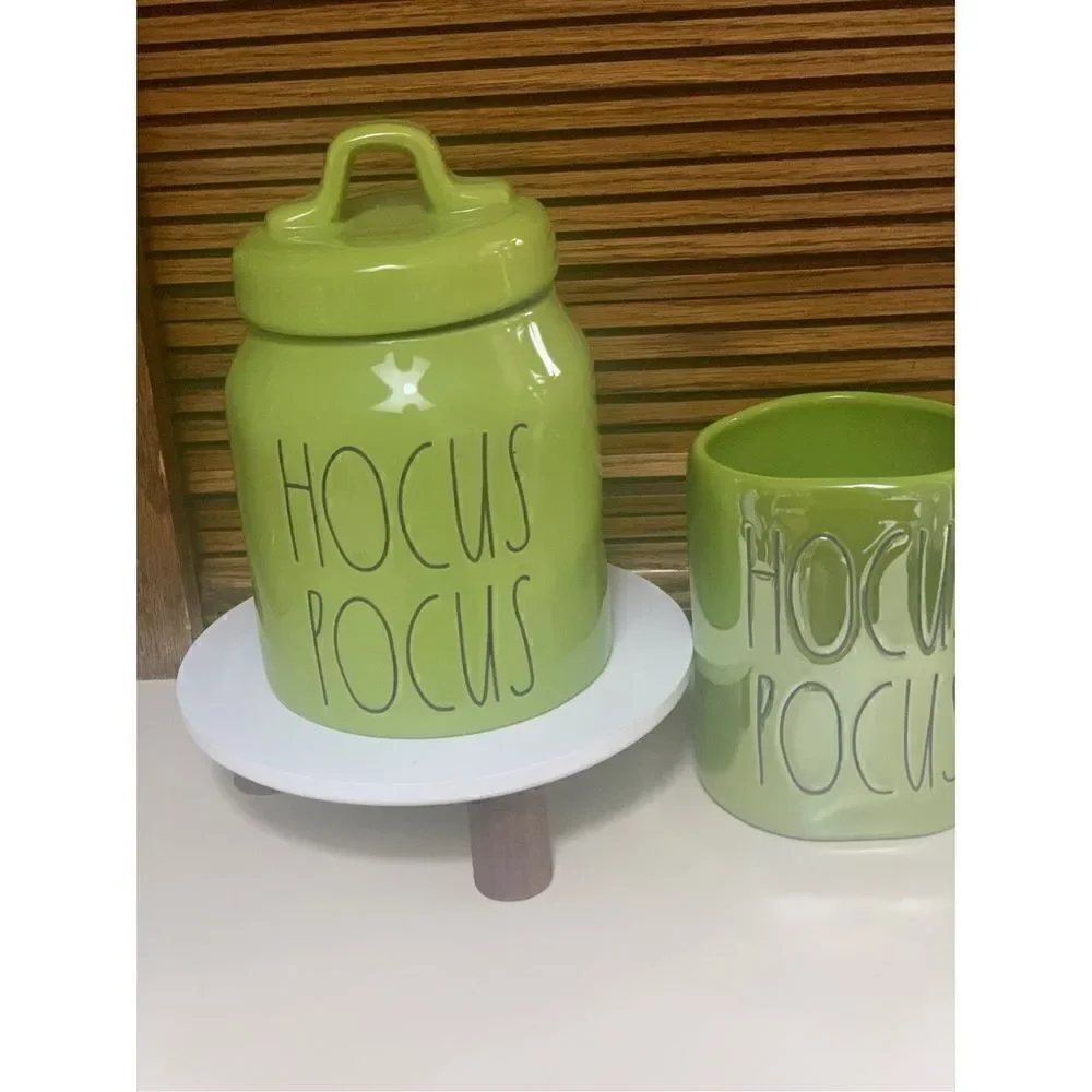 Rae Dunn Hocus Pocus Canister And Mug